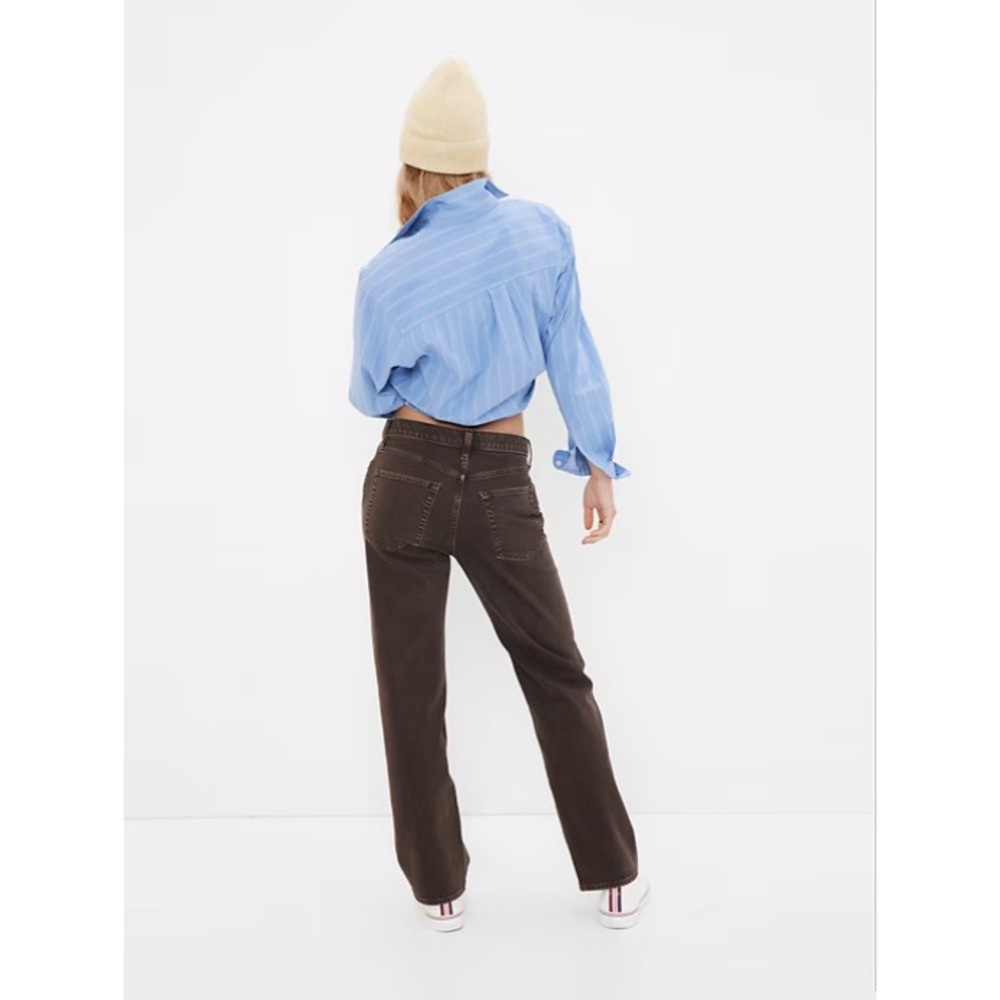 GAP Brown Mid Rise 90s Loose Jeans 27